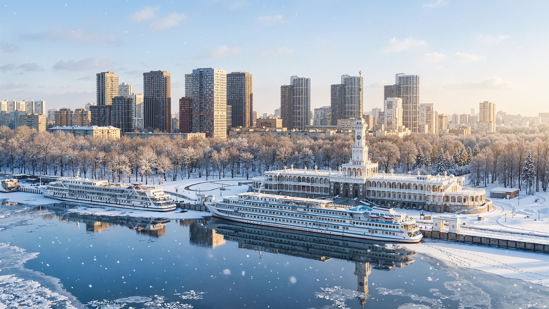 Готовые квартиры 
у парка и реки